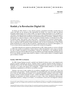 Kodak y la Revolución Digital (A)