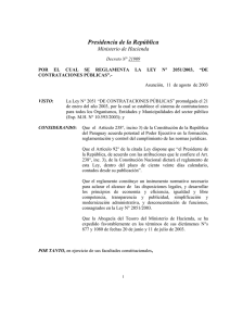 Decreto Reglamentario 21909/03