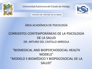 Modelos Biomédico y Biopsicosocial de la Salud