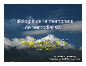 Fisiologia del dializador - Fresenius Medical Care