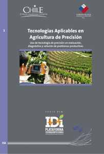 Tecnologías Aplicables en Agricultura de Precisión