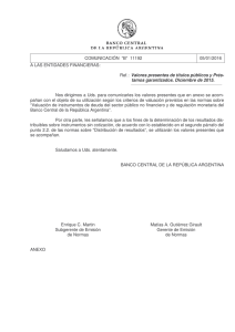 COMUNICACIÓN “B” - del Banco Central de la República Argentina