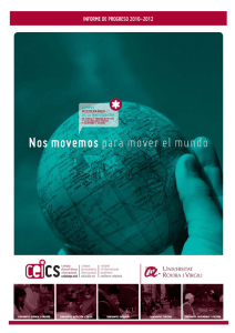 Informe de progreso del CEICS 2010-2012