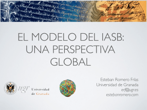 el modelo del iasb: una perspectiva global