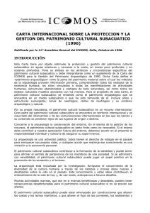 carta internacional sobre la proteccion y la gestion del