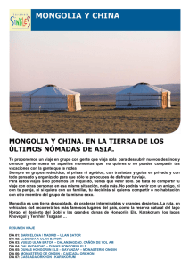 mongolia y china. en la tierra de los últimos nómadas de