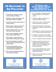 10 SOLUTIONS TO AIR POLLUTION