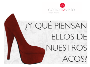 Zapato negro con taco