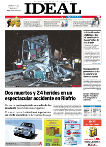 Dos muertos y 24 heridos en un espectacular accidente en Riofrío