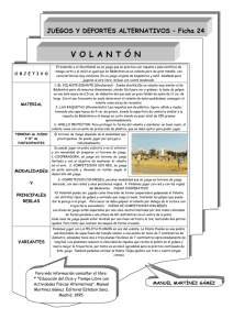 Volantón - Asociación de Profesorado de Educación Física ADAL