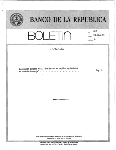 Boletín núm. 12 - Banco de la República