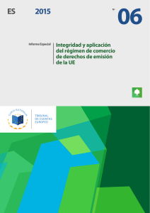 Integridad y aplicación del régimen de comercio de