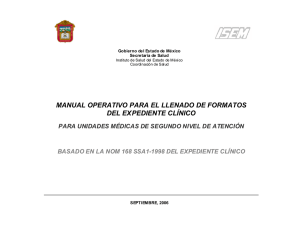 Manual Operativo para el Llenado de Formatos del Expediente