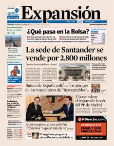 La sede de Santander se vende por 2.800 millones