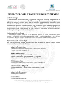 biotecnología y bioseguridad en méxico