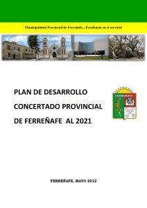 plan de desarrollo concertado provincial de ferreñafe al 2021