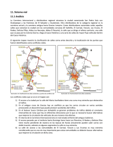 11. Sistema vial 11.1 Análisis - Municipal de Santa Rosa de Copan