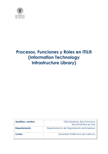 Procesos, Funciones y Roles en ITIL
