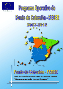 Programa Operativo del Fondo de Cohesión - FEDER 2007-2013