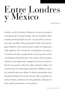 Entre Londres y México - Revista de la Universidad de México