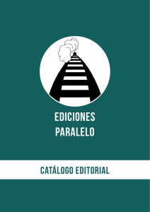 Catálogo - Ediciones Paralelo