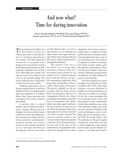 And now what? Time for daring innovation