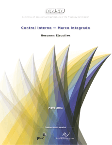 Control Interno — Marco Integrado