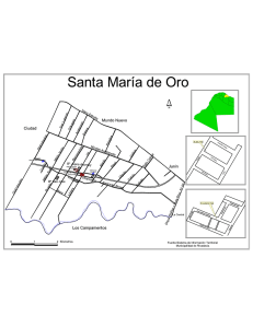 Santa María de Oro Detalles Barrios