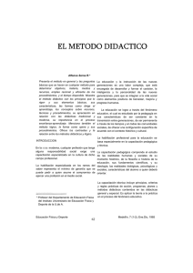 el metodo didactico