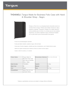 THD454EU| Targus Made for Business Folio Case