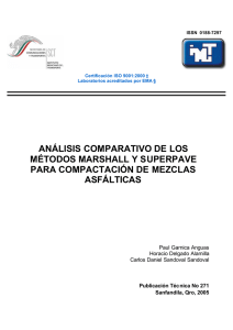 análisis comparativo de los métodos marshall y superpave para