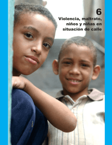 Violencia, maltrato, niños y niñas en situación de calle
