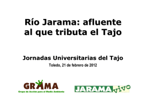 Río Jarama: afluente al que tributa el Tajo