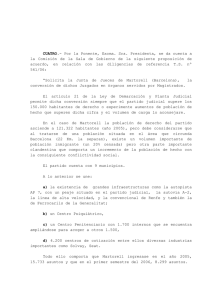 Acuerdo de la Comisión de la Sala de Gobierno sobre propuesta de