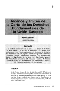 Alcance y límites de Fundamentales de la Unión Europea