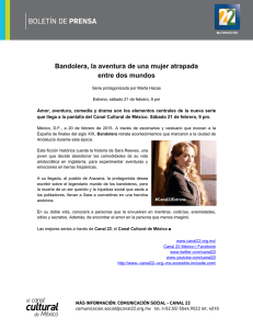 Bandolera, la aventura de una mujer atrapada