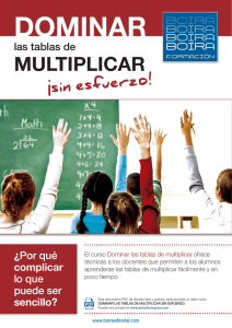 Pdf. tablas de Multiplicar