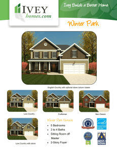 Winter Park - Ivey Homes