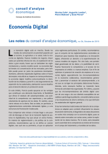 Economia digital - Conseil d`Analyse Economique
