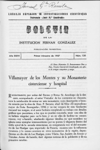 Villamayor de los Montes y su Monasterio cisterciense y hospital