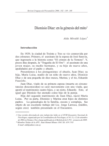 Dionisio Díaz - Asociación Psicoanalítica del Uruguay