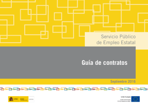 Guía de contratos - Servicio Público de Empleo Estatal