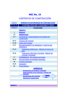 NEC - 15 Contratos de Construcción