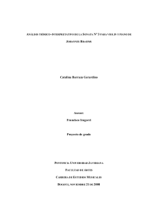 análisis teórico-interpretativo de la sonata n°3 para violin y piano de