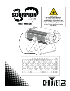 Scorpion Script User Manual Rev. 3 Multi-Language