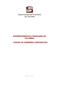 Código de Gobierno Corporativo - Superintendencia Financiera de