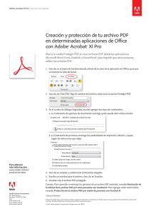 Creación y protección de tu archivo PDF en determinadas