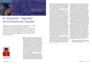 El transporte “regulado” de hidrocarburos líquidos