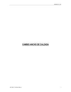 CAMBIO ANCHO DE CALZADA