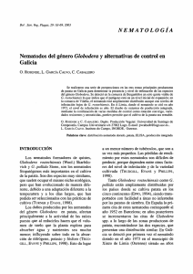 Nematodos del género Globodera y alternativas de control en Galicia